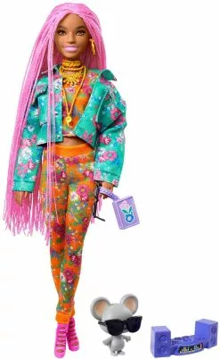 MATTEL POUPEE BARBIE EXTRA SOURIS DJ