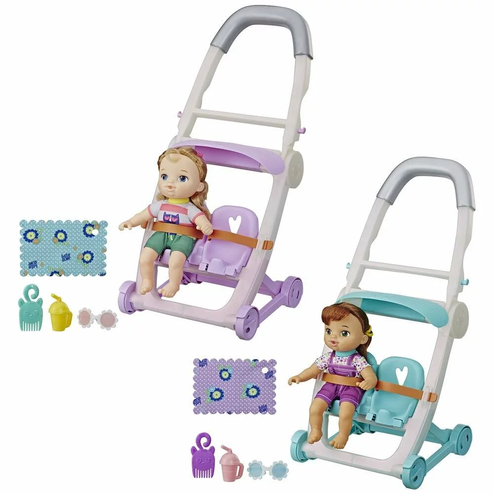 Hasbro BABY ALIVE - POUSSETTE + BEBE