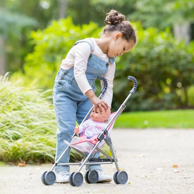 BB36/42 POUSSETTE CANNE ROSE - COROLLE ACCESSOIRES - Image 5