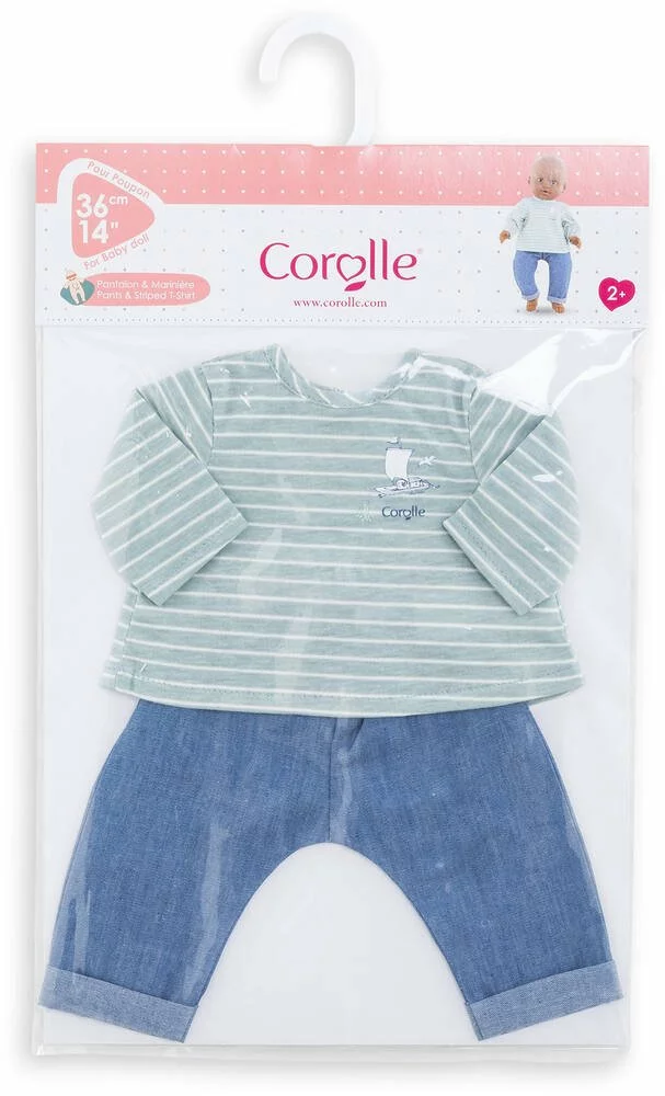 BB36 PANTALON ET MARINIERE BORDS DE LOIRE COROLLE VETEMENTS - Image 2