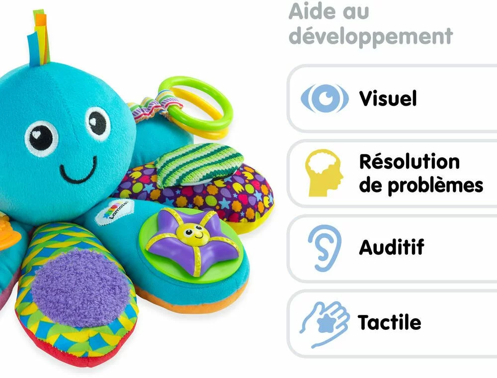 Lamaze PELUCHE PIEUVRE MULTI ACTIVITES - Image 6
