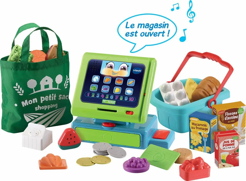 VTech CAISSE ENREGISTREUSE INTERACTIVE MAXI SHOPPING