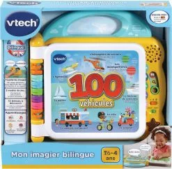 VTech MON IMAGIER BILINGUE - 100 VÉHICULES
