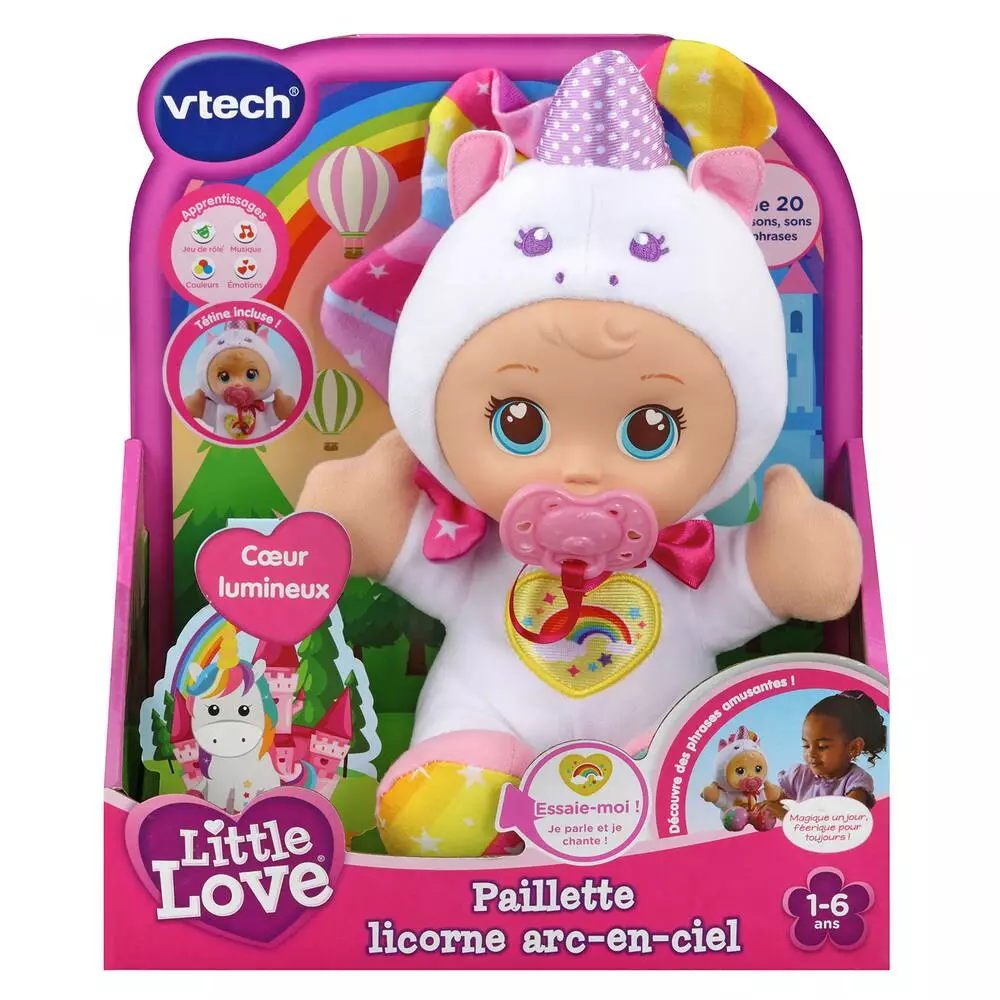 VTech LITTLE LOVE - POUPON P'TIT BÉBÉ DÉGUISÉ 30 CM - Image 3