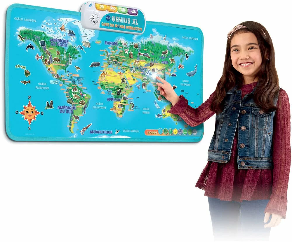 VTech GENIUX XL - CARTE DU MONDE INTERACTIVE - Image 3