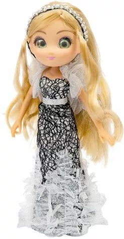 GP TOYS UNIQUE EYES - GRAN GALA : POUPÉE UNIQUE EYES 25 CM AVEC ROBE DE GALA - AMY