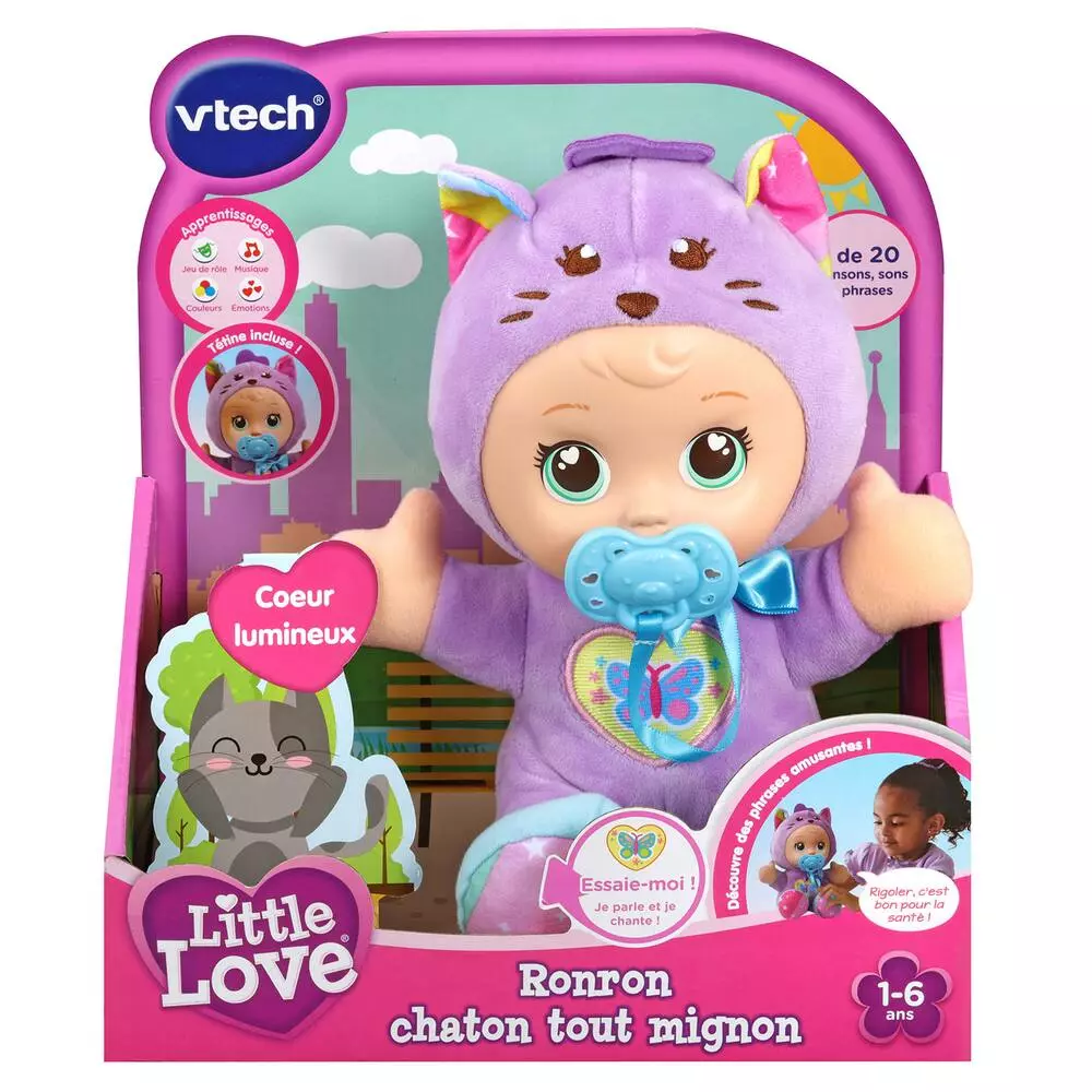 VTech LITTLE LOVE - POUPON P'TIT BÉBÉ DÉGUISÉ 30 CM - Image 5