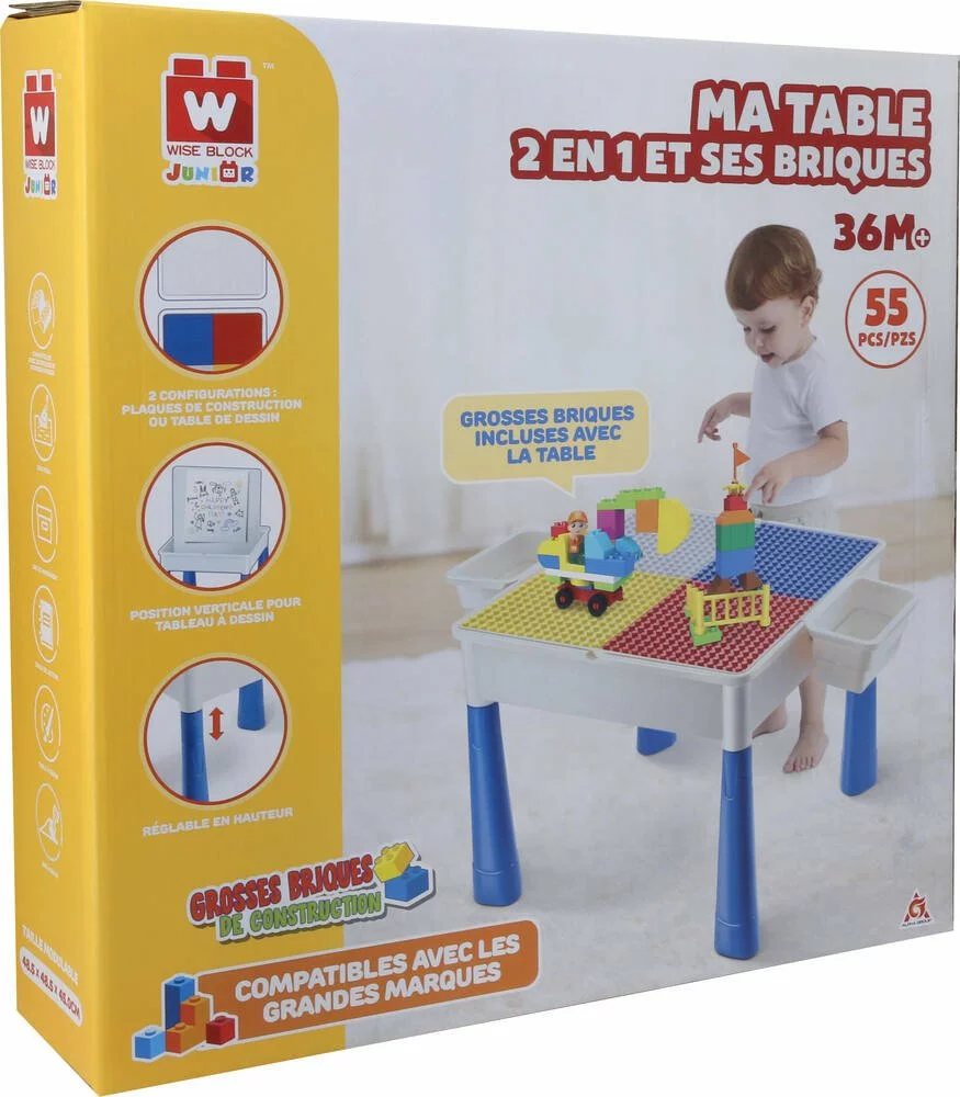 ALPHA GROUP WISE BLOCK - MA TABLE 2 EN 1 ET SES BRIQUES - Image 6