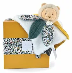 DOUDOU ET COMPAGNIE BOH'AIME - PELUCHE LION DOUDOU PETALE