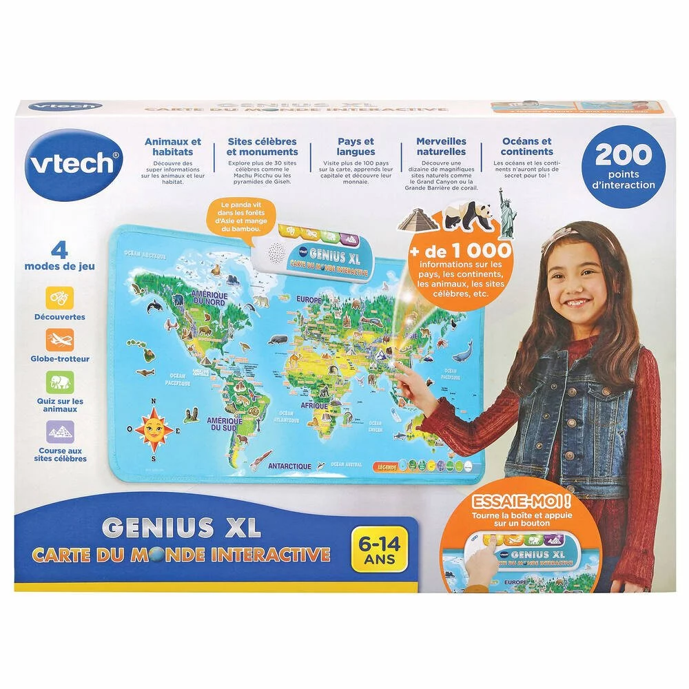 VTech GENIUX XL - CARTE DU MONDE INTERACTIVE - Image 2