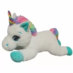 SIDJ PELUCHE LICORNE COUCHEE 60 CM