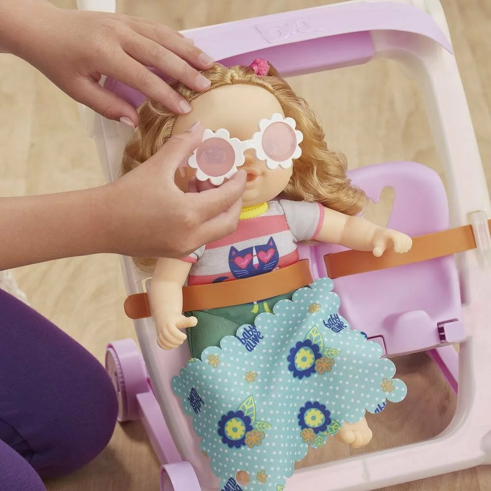 Hasbro BABY ALIVE - POUSSETTE + BEBE - Image 3