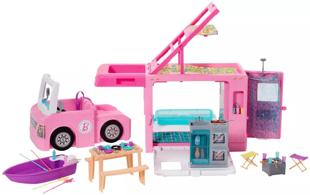 MATTEL CAMPING-CAR DE REVE 3-EN-1 - BARBIE - Image 4