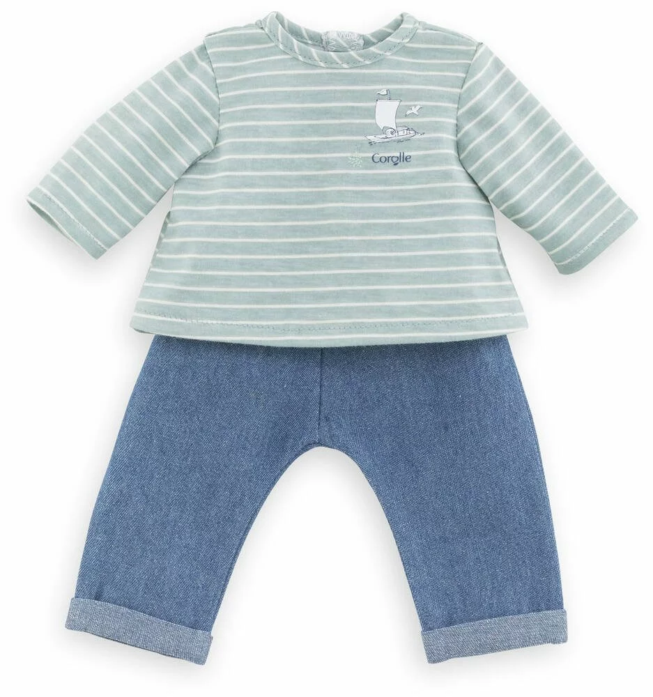 BB36 PANTALON ET MARINIERE BORDS DE LOIRE COROLLE VETEMENTS