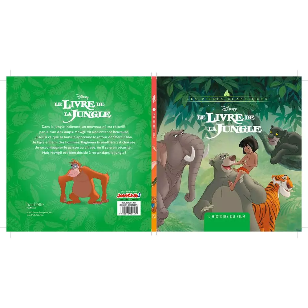 Hachette Livre DISNEY LE LIVRE DE LA JUNGLE - L'HISTOIRE DU FILM - Image 2