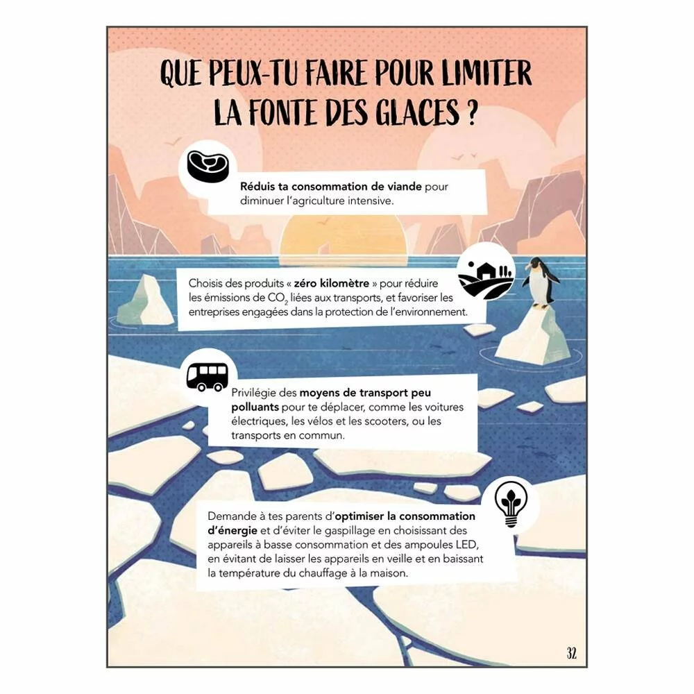 SASSI JUNIOR PUZZLE LA PLANETE EN DANGER 220 PIECES + LIVRE - LES GLACES - Image 3