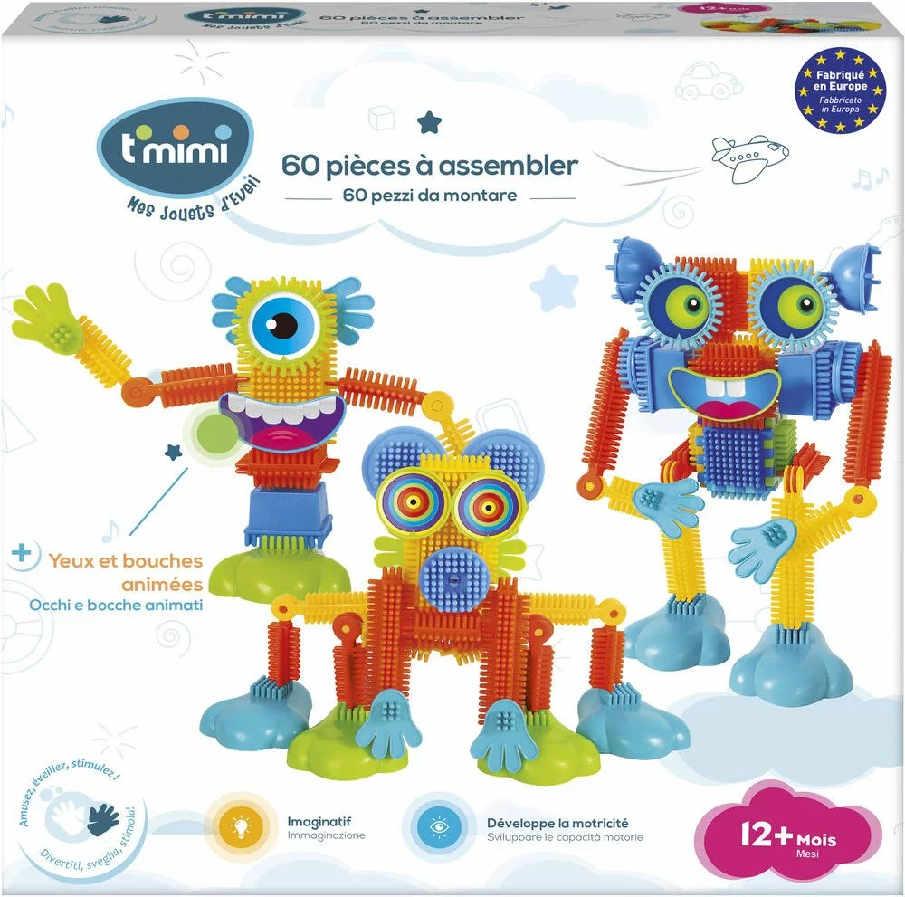 T'MIMI COFFRET 60 PIECES A ASSEMBLER - LE P'TIT MONSTRE - Image 3