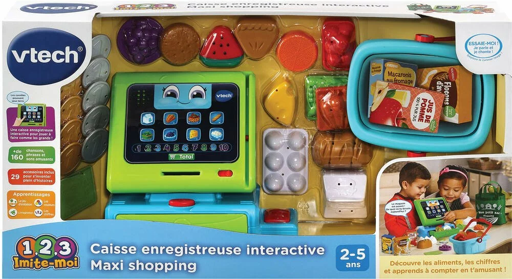 VTech CAISSE ENREGISTREUSE INTERACTIVE MAXI SHOPPING - Image 2