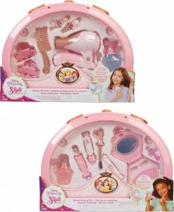 JAKKS PACIFIC MALLETTE DE MAQUILLAGE OU DE COIFFURE - DISNEY PRINCESSE STYLE COLLECTION