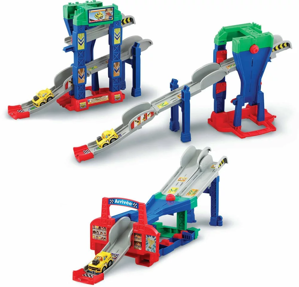 VTech TUT TUT BOLIDES® - SERIE PRO - MULTI CASCADES JUMP ET GO 4 EN 1 - Image 2