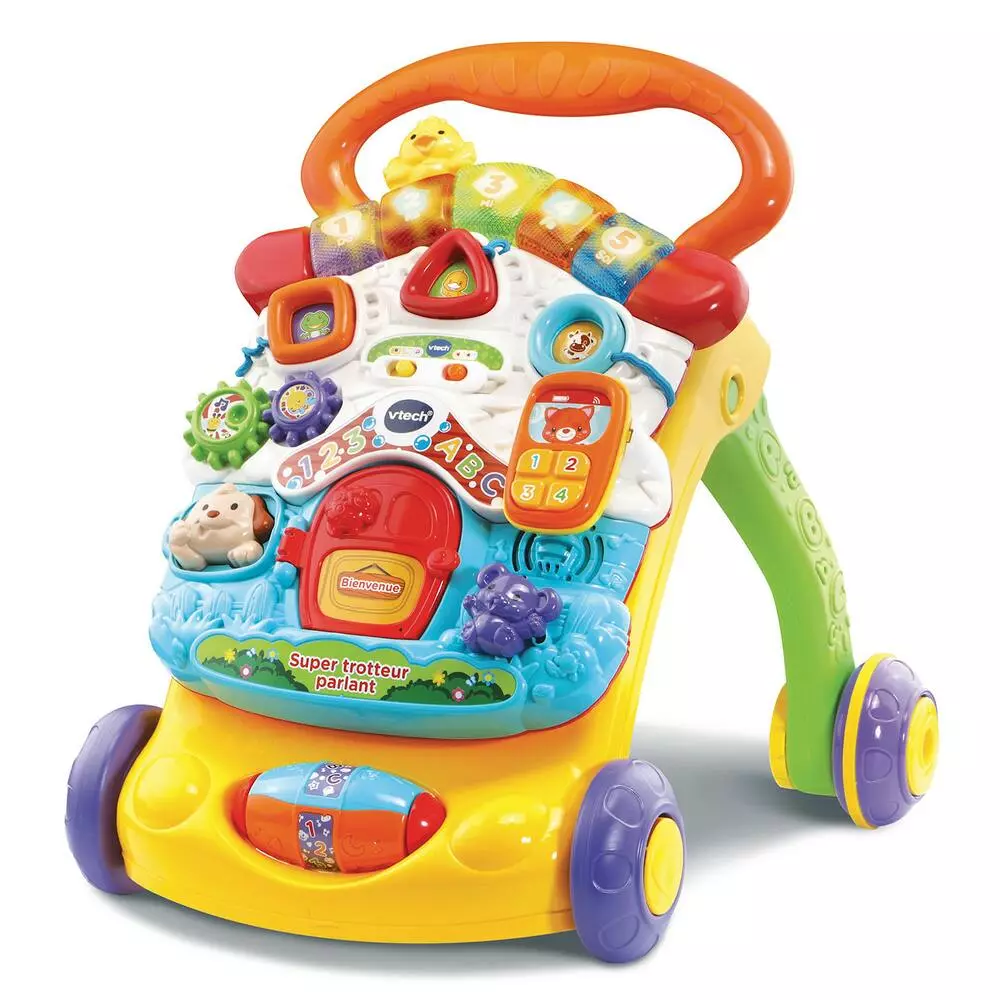 VTech SUPER TROTTEUR PARLANT 2 EN 1 ORANGE