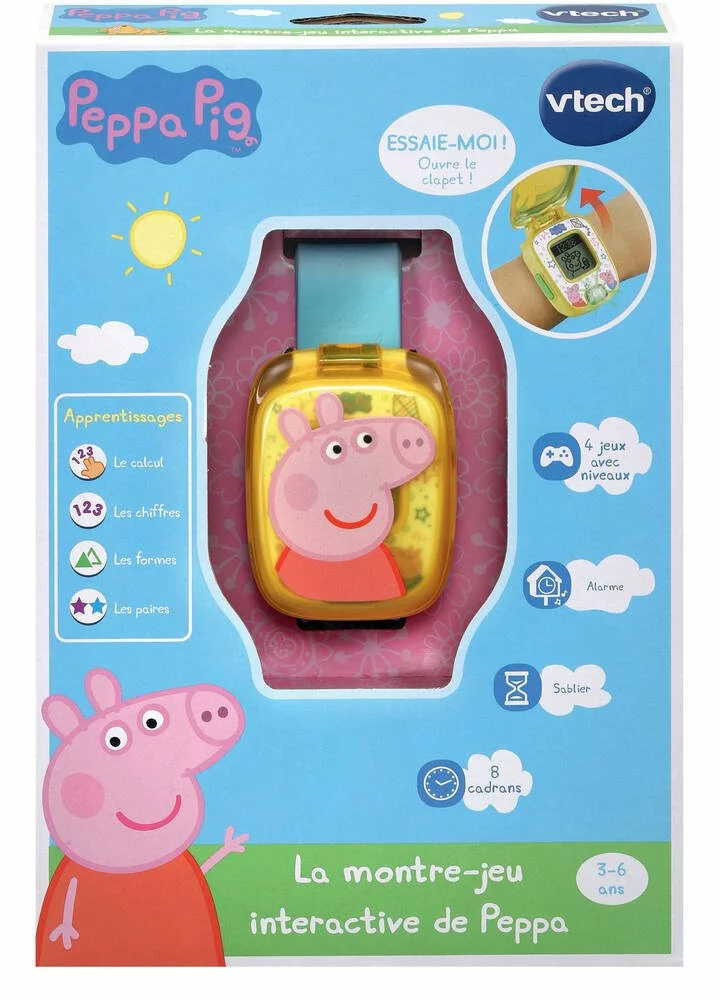 VTech PEPPA PIG - LA MONTRE JEU INTERACTIVE DE PEPPA - Image 3