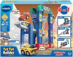 VTech TUT TUT BOLIDES® - SERIE PRO - MULTI CASCADES JUMP ET GO 4 EN 1